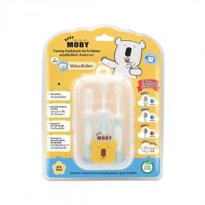  Baby Moby شçտѹѺ çտѹ֡Ѵ Training Toothbrush Set For Babies