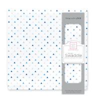 Swaddle Designs  ͵Թ͵͹ Muslin Swaddle Tiny Triangles Shimmer 
