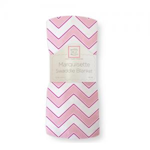 Swaddle Designs  ͵ Marquisette Swaddle  Pink Chevron
