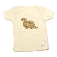 Babymio Organic Cotton Short Sleeved T-Shirt (Dinosaur) เสื้อผ้าเด็ก ออร์แกนิค คอตตอน ลายไดโนเสาร์
