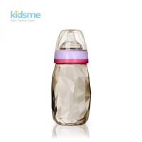 Kidsme ขวดนมสีชา รุ่นไดมอนด์ 300 ml./10 Oz Diamond Bottle 6m+ BPA free