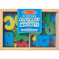 Melissa and Doug แม่เหล็กตัวอักษร ส่งเสริมการเรียนรู้และการผสมคำ Alphabet Magnets Set