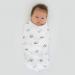 Swaddle Designs  ͵ Marquisette Swaddle  Cute and Calm True Blue