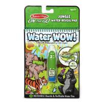Melissa and Doug ของเล่นเด็ก สมุดระบายสี ด้วยน้ำ เล่นซ้ำได้ Reusable Water Wow! - Jungle สัตว์ป่า