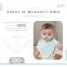 Sofflin ҡѹ͹  Triangle bibs Baby Bib ͼԹ  Happy Sky ( 2 )
