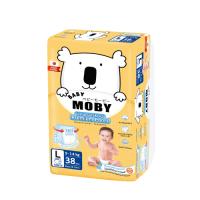 Baby Moby ผ้าอ้อมสำเร็จรูป ชนิดกางเกง Diaper Pant Size L 9-14 Kg. (38 ชิ้น)
