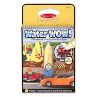Melissa and Doug ของเล่นเด็ก สมุดระบายสี ด้วยน้ำ เล่นซ้ำได้ Reusable Water Wow! - Vehicles ยานพาหนะ